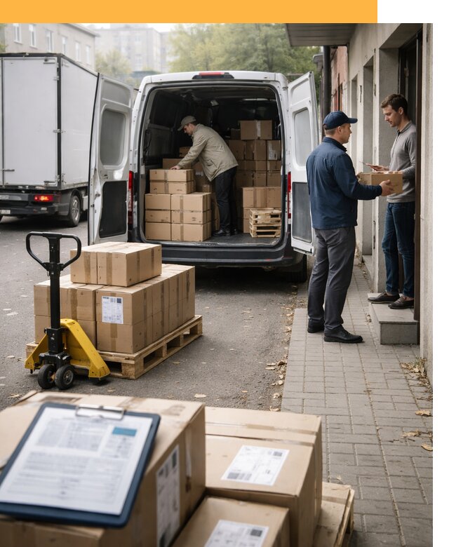 Доставка грузов от двери до двери с таможней от 46908 руб.