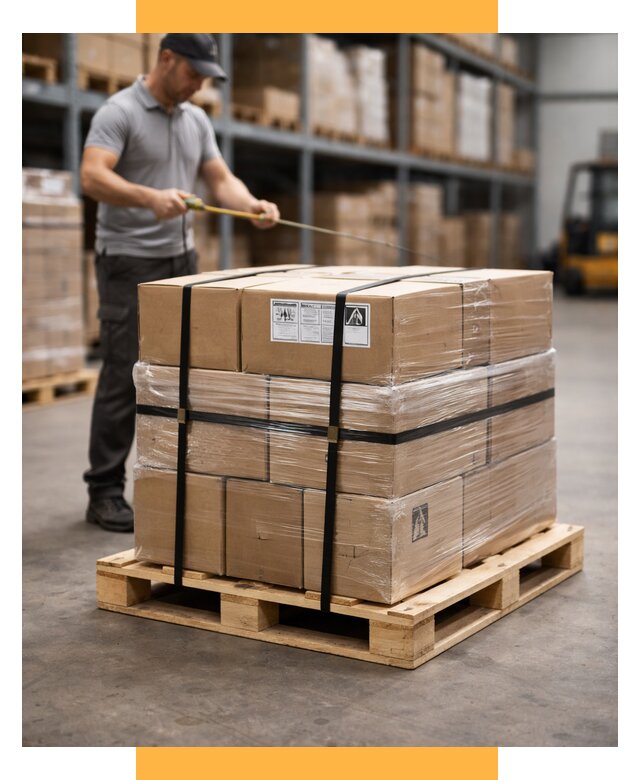 Упаковка и паллетирование грузов от 3648 р. | СетСервис-Кнц