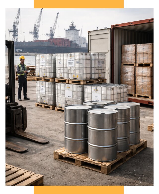 Доставка химического сырья из Индии от 260600 р. | СетСервис-Кнц