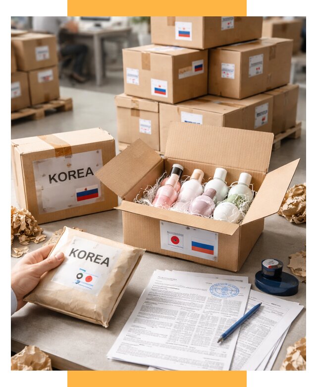 Доставка косметики из Кореи от 8860 р. под ключ | СетСервис-Кнц