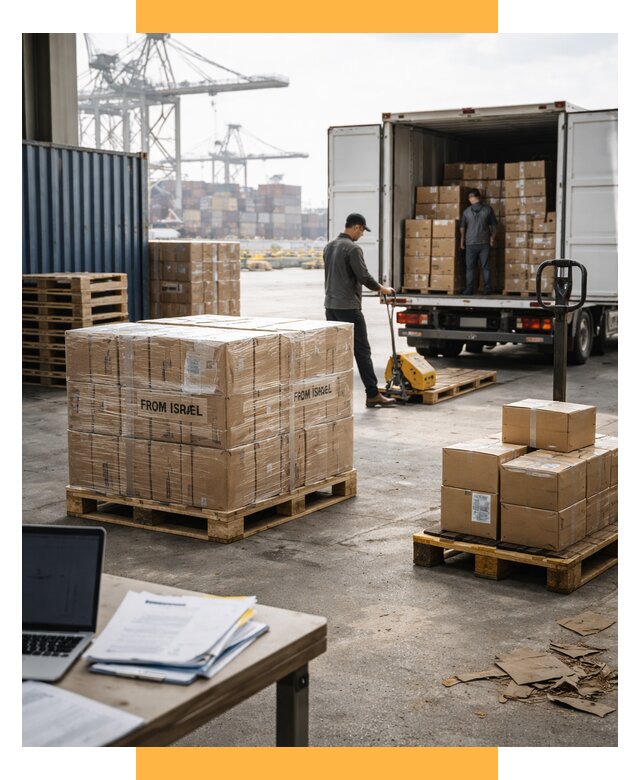Доставка грузов из Израиля от 15636 р., логистика от СетСервис-Кнц