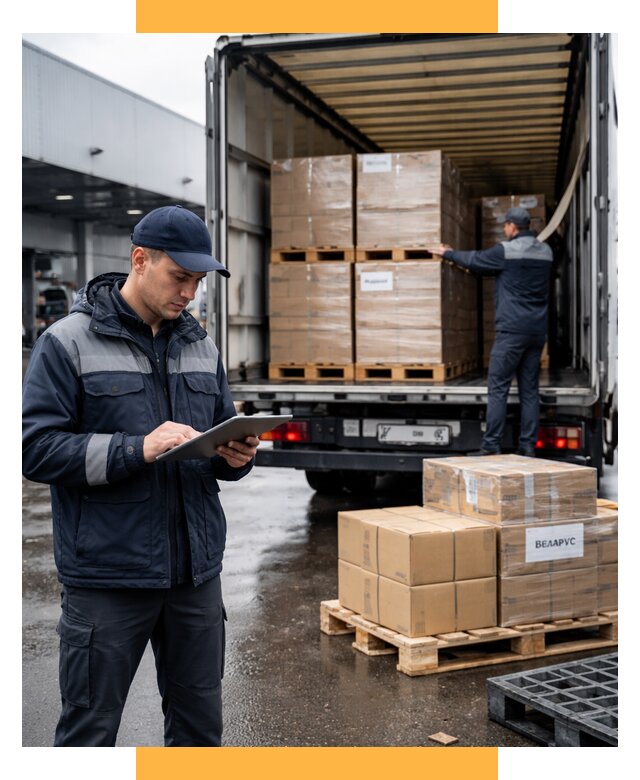 Доставка грузов из Беларуси от 15636 р. логистика СетСервис-Кнц