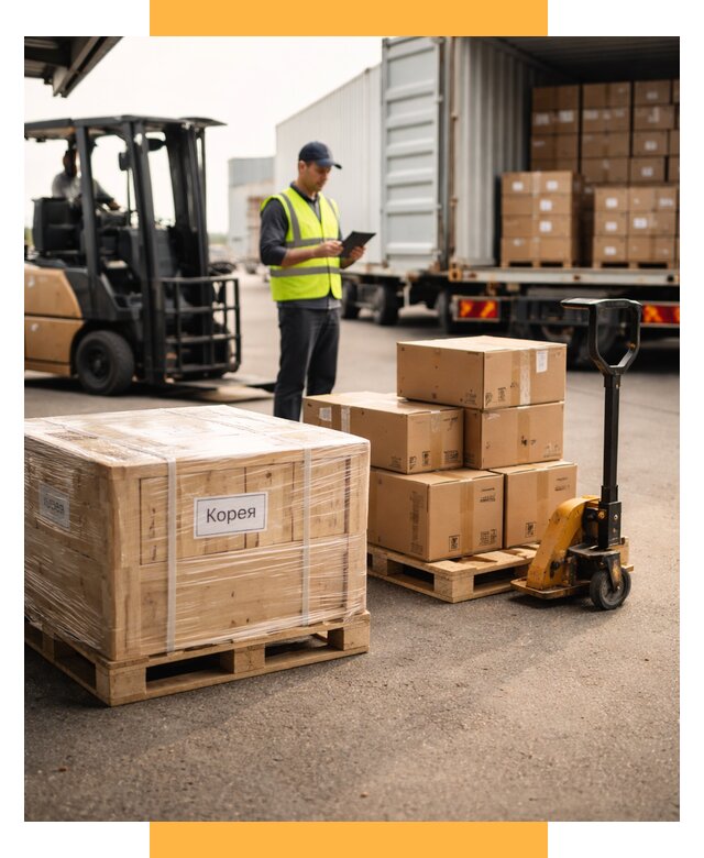 Доставка грузов в Корею из России от 36484 р. | СетСервис-Кнц