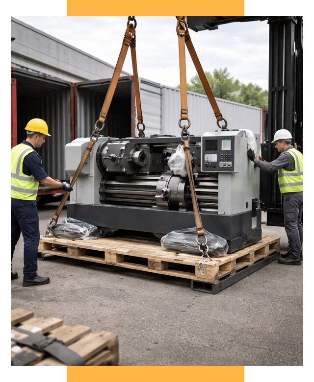 Перевозка станков и таможня от 62544 р. | СетСервис-Кнц логистика