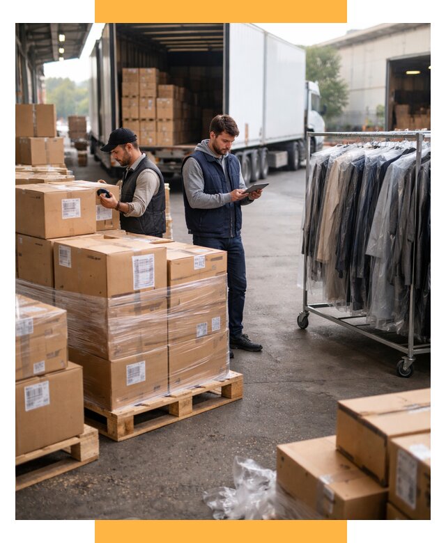 Перевозка и доставка одежды из Китая от 7818 р., СетСервис-Кнц