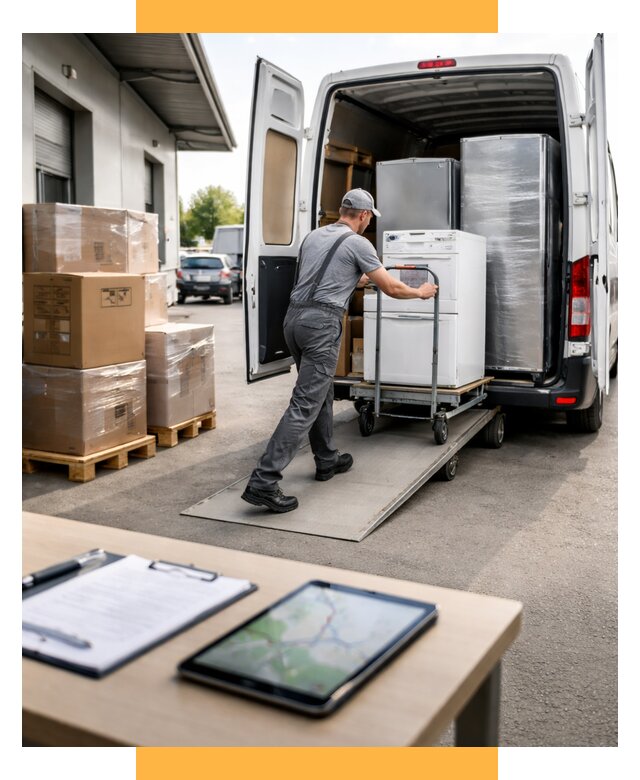 Перевозка бытовой техники от 6776 р. - логистика СетСервис-Кнц