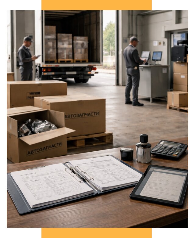 Таможенное оформление автозапчастей под ключ от 8860 р., СетСервис-Кнц
