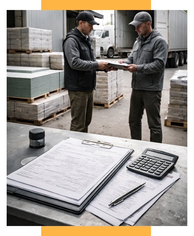 Таможенное оформление стройматериалов от 8860 р. | СетСервис-Кнц