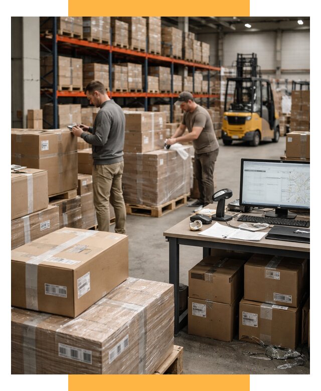 Склад консолидации в Европе от 6776 р., услуги СетСервис-Кнц